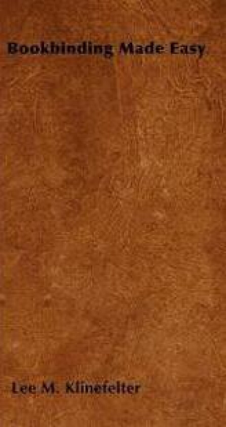 Bookbinding Made Easy