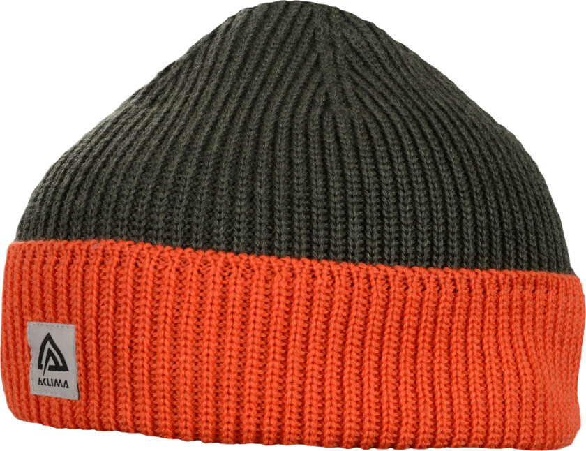 Explorer Beanie Olive Night/Poinciana OneSize, Olive Night/Poinciana