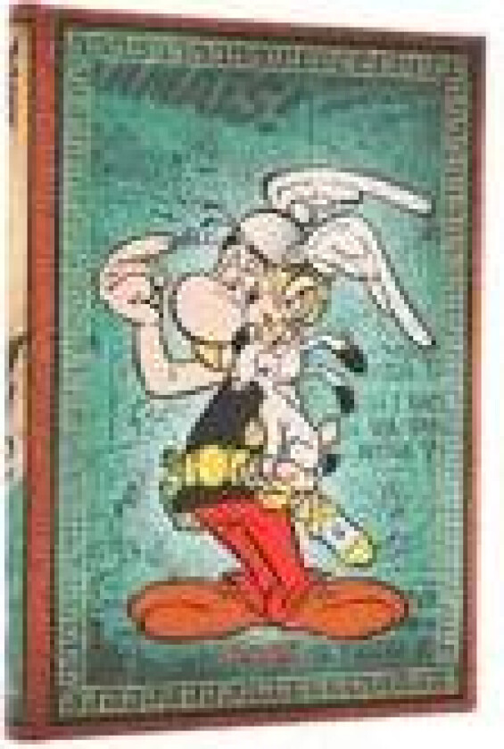 2026 Asterix the Gaul (The Adventures of Asterix) Midi 12-month Vertical Hardcover Flexi Dayplanner 2026 (Elastic Band Closure)