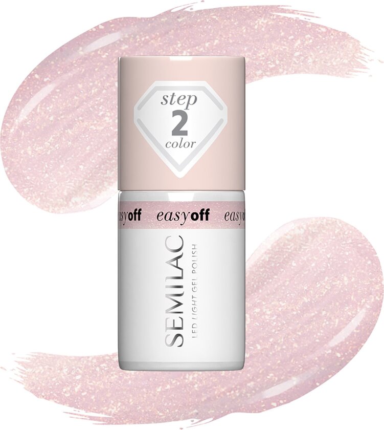 Easy Off LED Light Gel Polish Glazed Milk