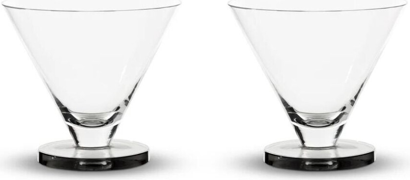 Puck cocktailglass 26 cl 2-pakning Clear