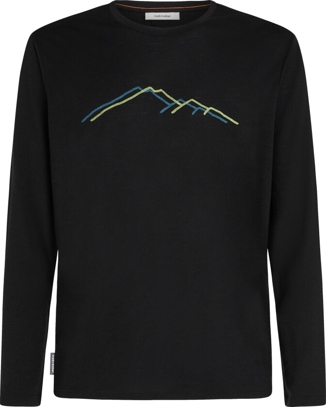Men's Merino 150 Tech Lite Long Sleeve Tee Rainer Ridge Black