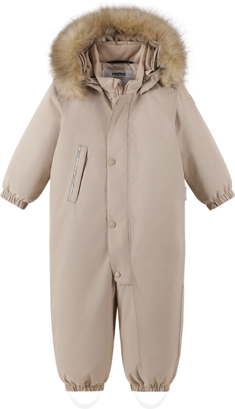 Kids' Gotland tec Winter Overall Earthy Beige