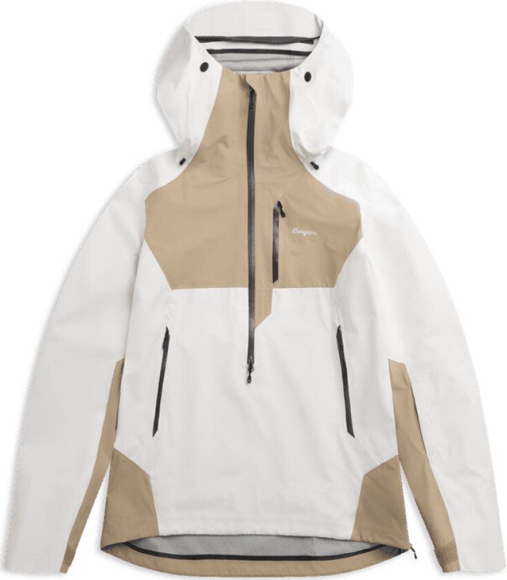 Bergans Unisex Oppdal 3L Shell Anorak Arctic White/sandstone