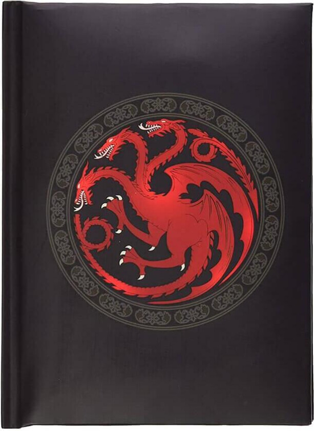 Bilde av Game of Thrones, Notatbok med lyseffekt - Targaryen