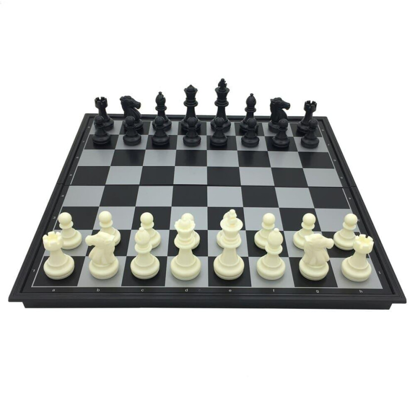 3-i-1 Spillsett, Sjakk - Backgammon - Dam