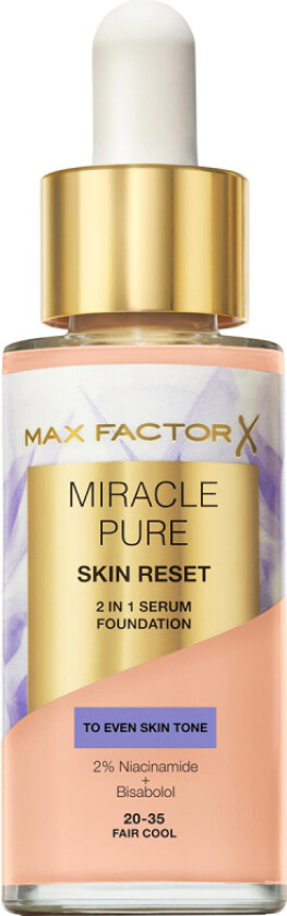 Miracle Pure Skin Reset 2 In 1 Serum Foundation 30.5 Fair Cool