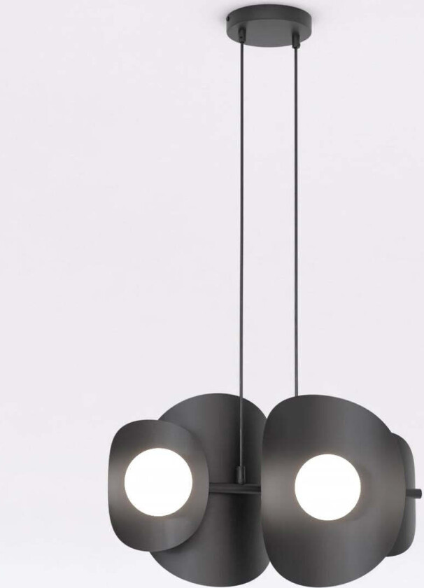 Elementi takpendel 4-lys - Svart