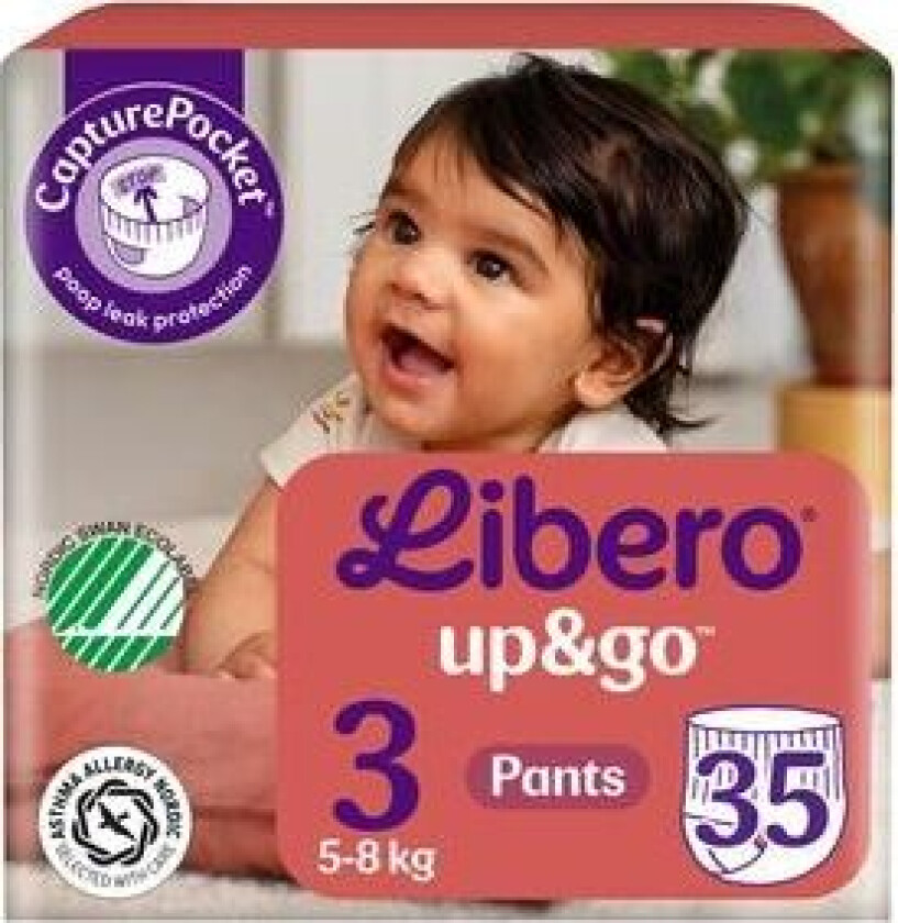 Bilde av Up&Go 3 Buksebleie 5-8 kg - 35 stk.