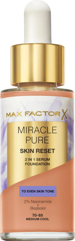Miracle Pure Skin Reset 2 In 1 Serum Foundation 85.5 Medium Cool