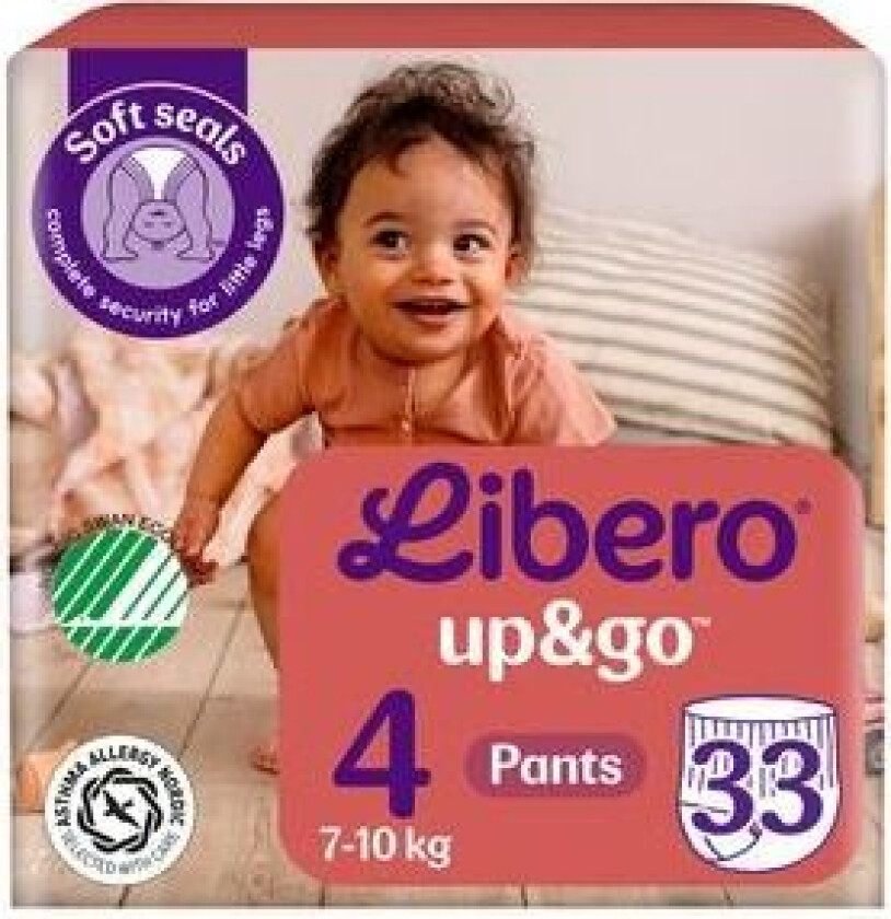 Bilde av Up&Go 4 Buksebleie 7-10 kg - 33 stk.