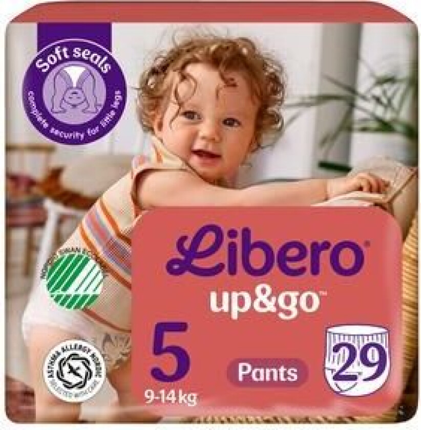 Up&Go 5 Buksebleie 9-14 kg - 29 stk.