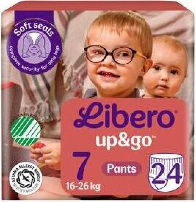 Bilde av Up&Go 7 Buksebleie 16-26 kg - 24 stk.