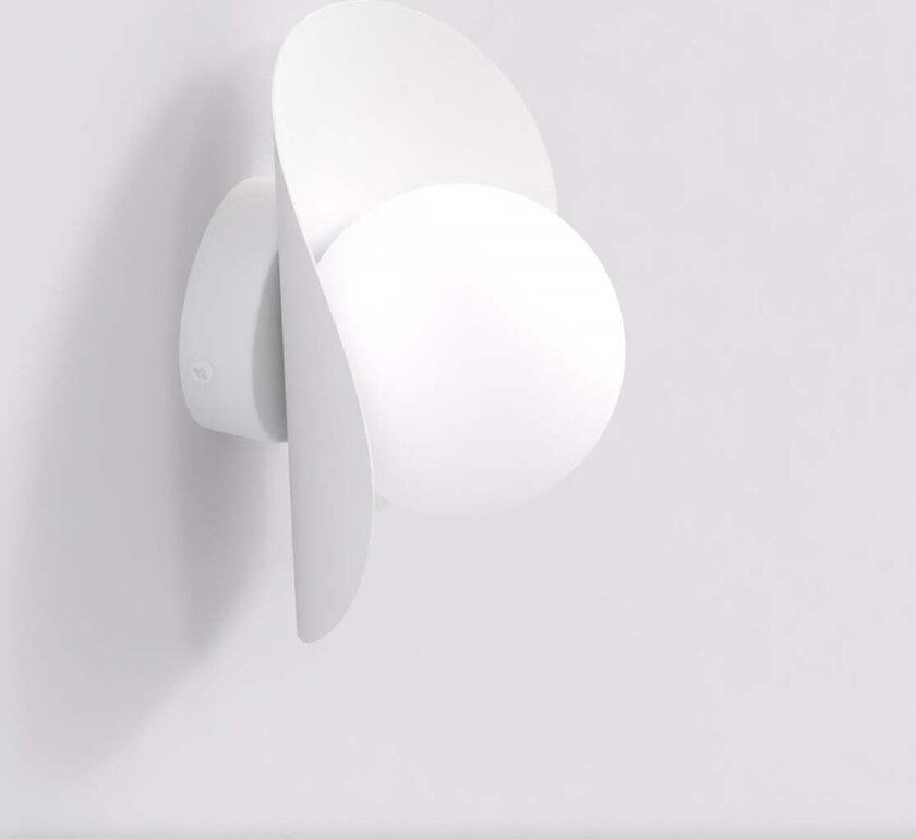 Fiero M K1 vegglampe - Hvit