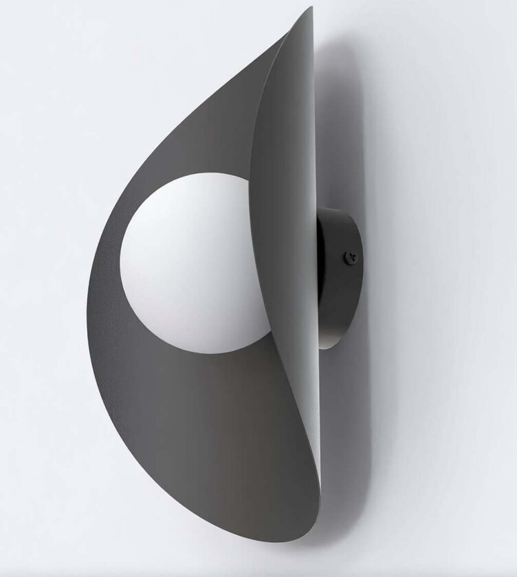 Fiero XL K1 vegglampe - Svart