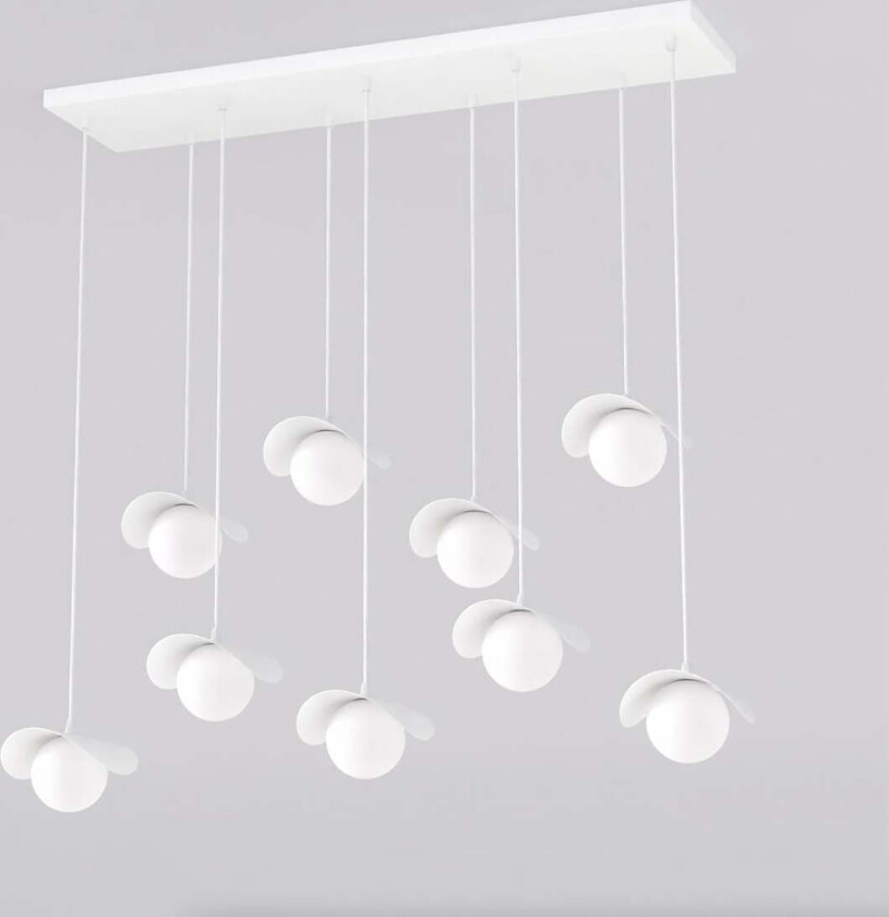 Ritual takpendel 9-lys - Hvit