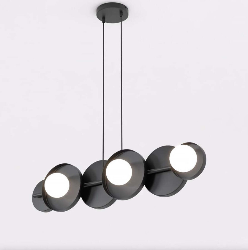 Model takpendel 6-lys - Svart