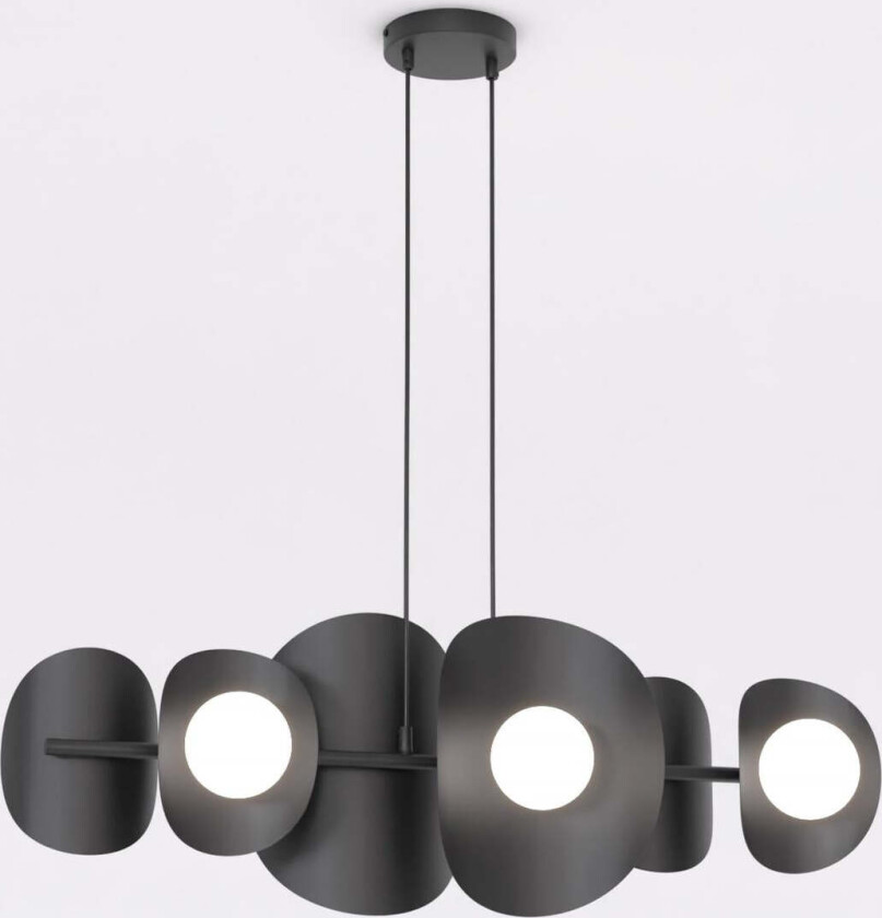 Elementi takpendel 6-lys - Svart