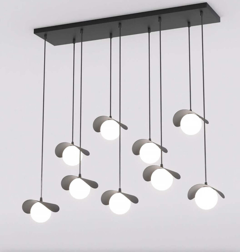 Ritual takpendel 9-lys - Svart