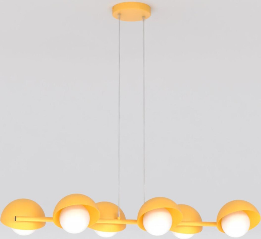 Boom takpendel 6-lys - Oransje