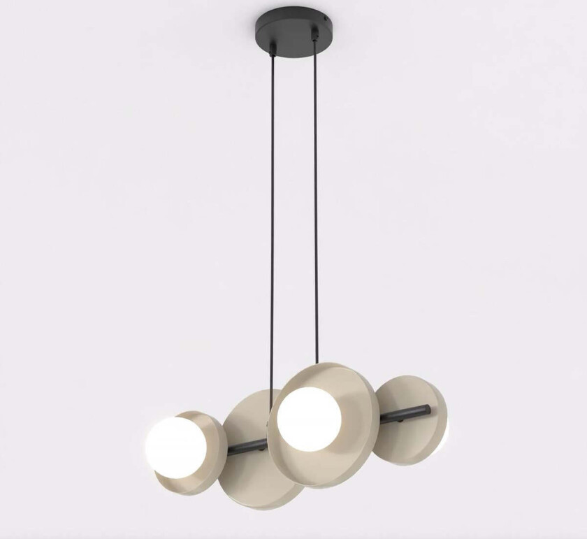 Model takpendel 4-lys - Mokka