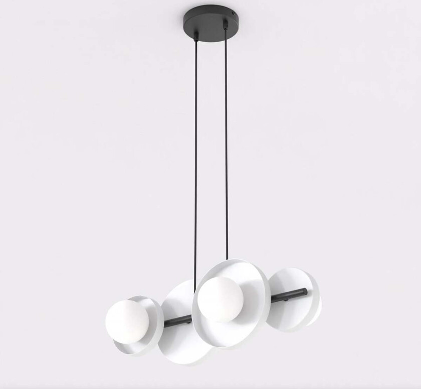 Model takpendel 4-lys - Hvit