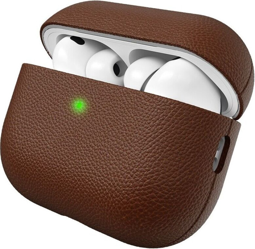 PodSkinz Kunstnerisk Lærdeksel (AirPods Pro 3) - Brun