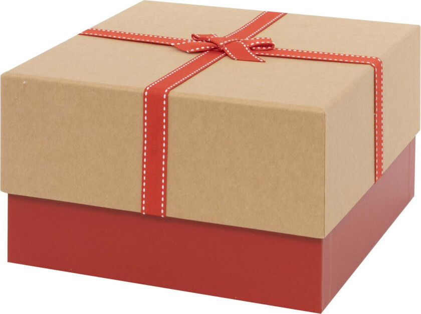 Gaveeske 8 Kraft og rød