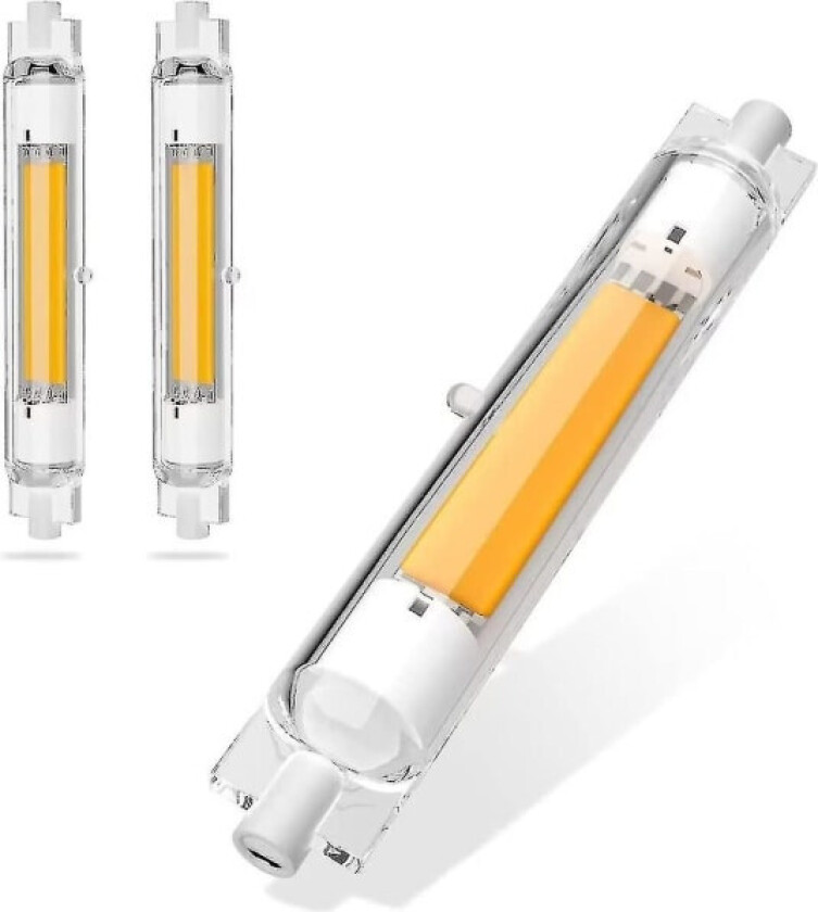 Bilde av R7s 118mm LED-pære 30w dimbar, energibesparende Cob tilsvarende J118mm 300w halogenpære, varmhvit 3000k, ingen flimring, 3000lm, 360 graders lys