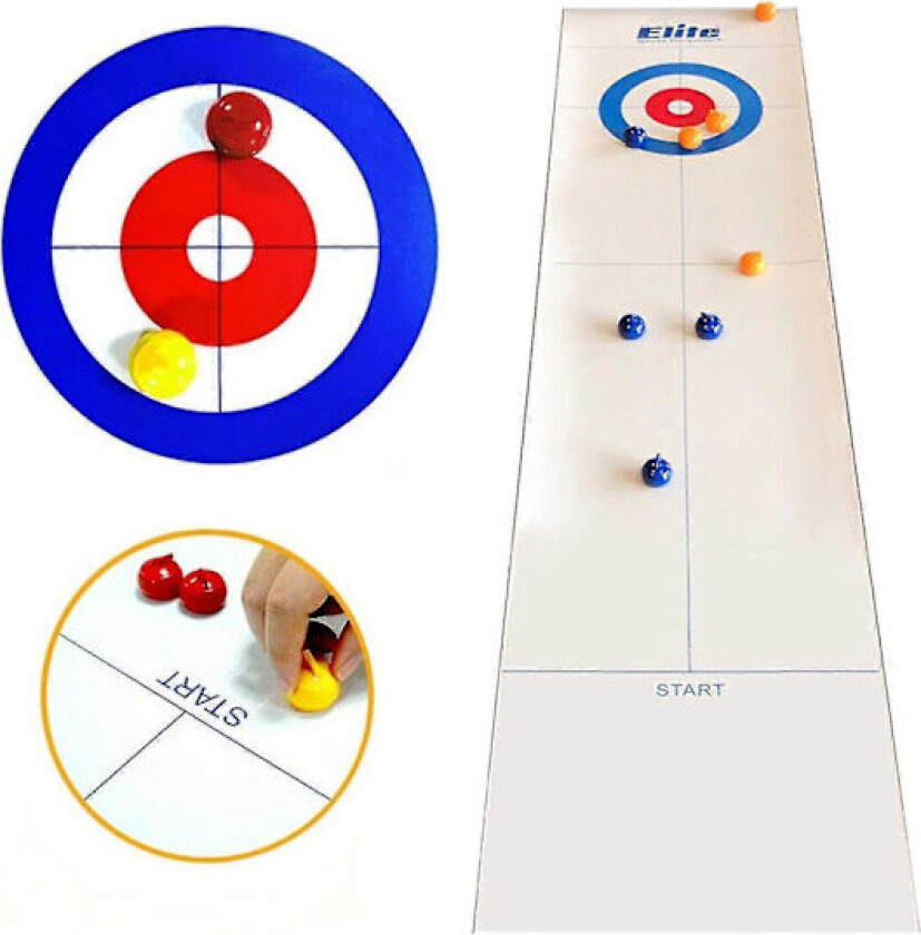 Bilde av Bordspill Curling Spill Bærbart Lag Bordspill Bordtrening Familie