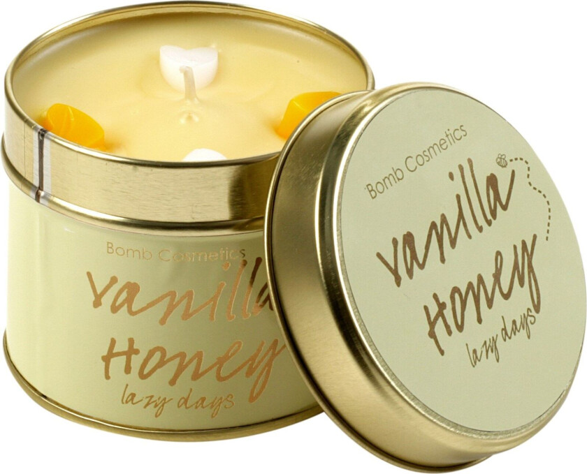 Tin Candle Vanilla Honey