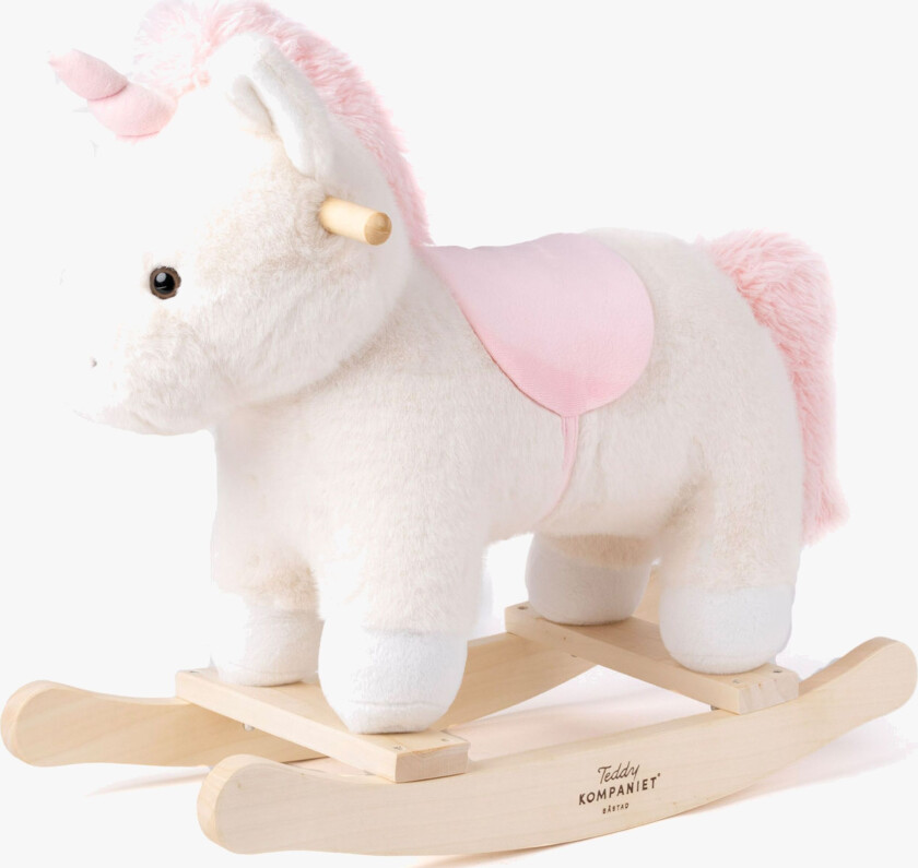 Gyngedyr Enhjørning - Gyngedyr - Polyester,Tre