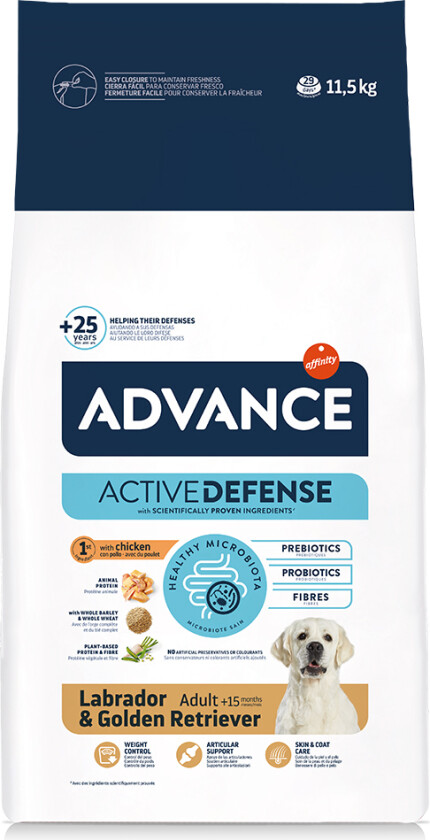 Advance Advance hundefôr til en spesialpris! - Labrador Retriever Adult (10 + 1,5 kg gratis)
