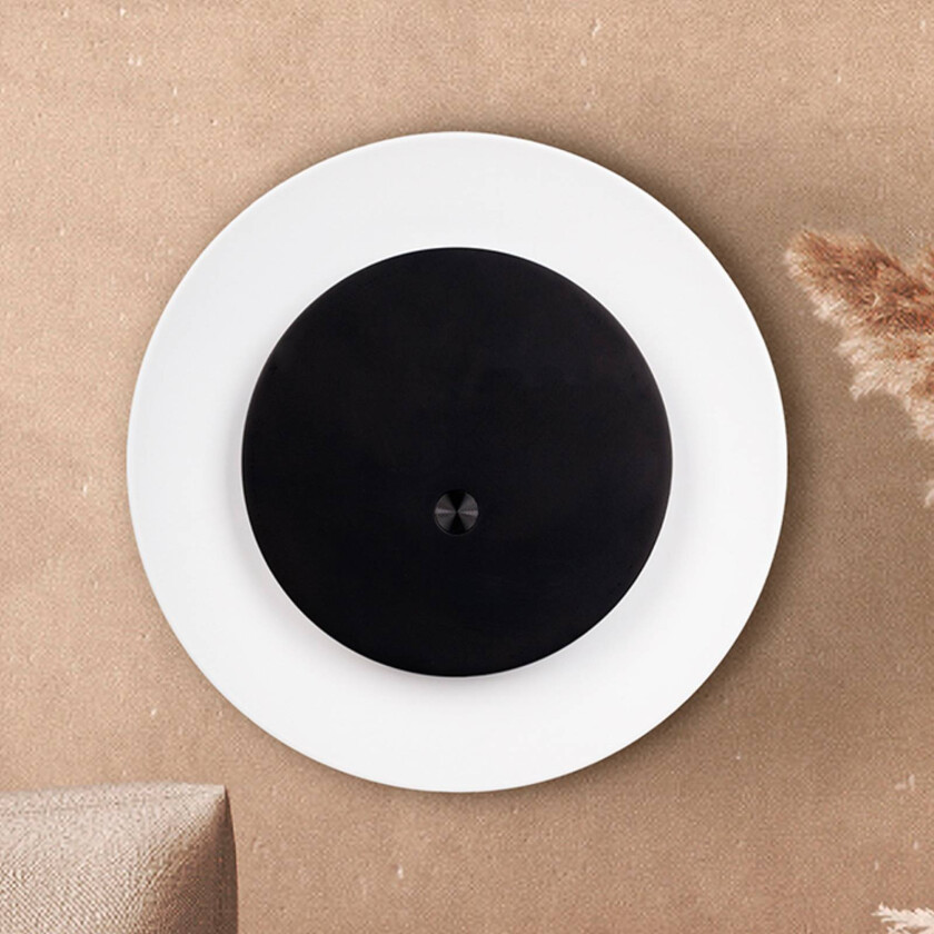 LED-batteridrevet bordlampe Solan, svart/hvit, solenergi, IP54