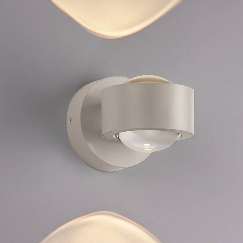 SCHÖNER WOHNEN LED-vegglampe Chia, sandbrise 3.000 K opp/ned