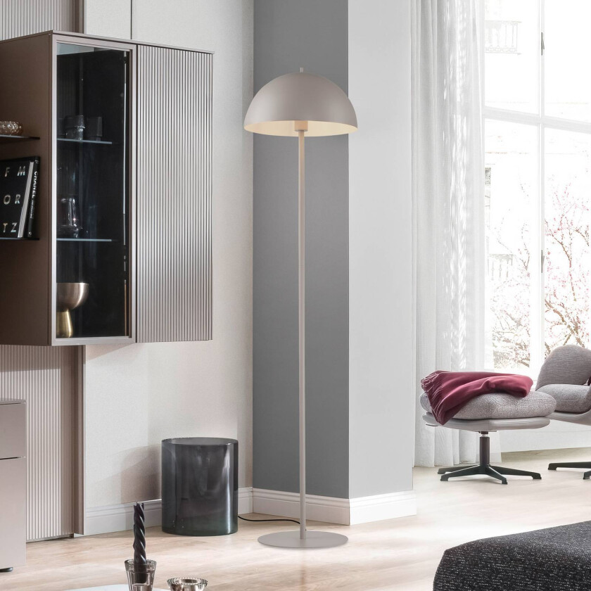 Gulvlampe Ali, Sandbrise, jern, E27