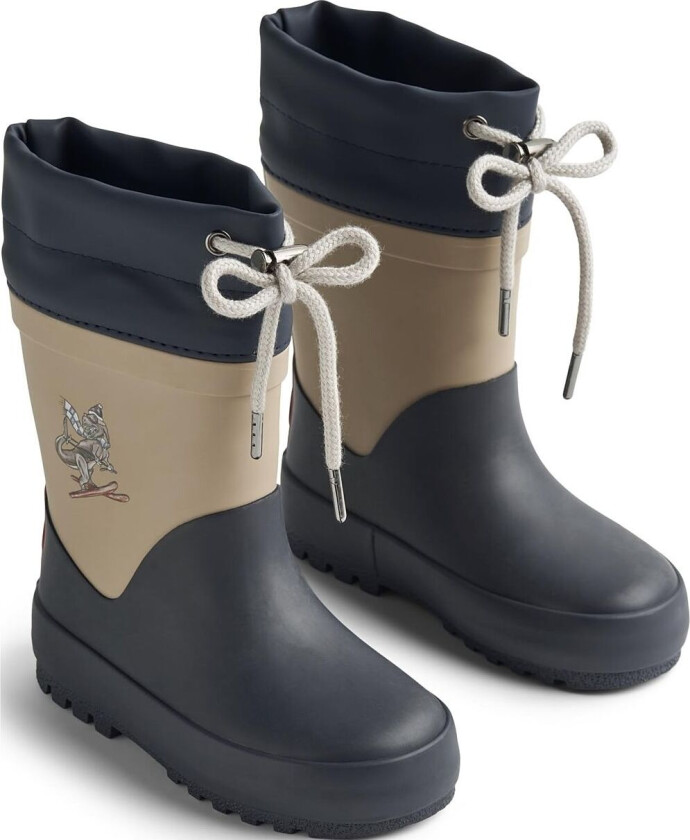 Rubber Boot Thermo Solid - Navy - 24-15.2CM
