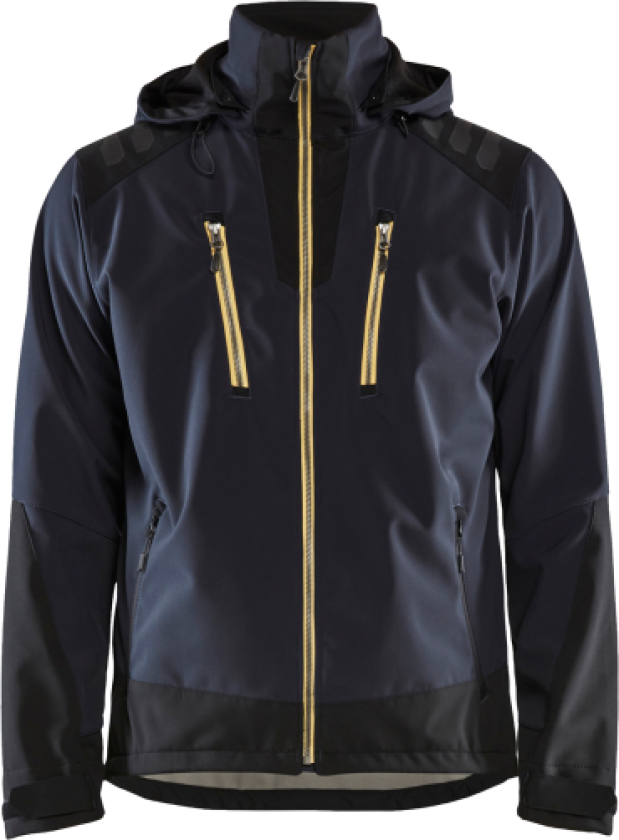 Softshelljakke mørk marineblå