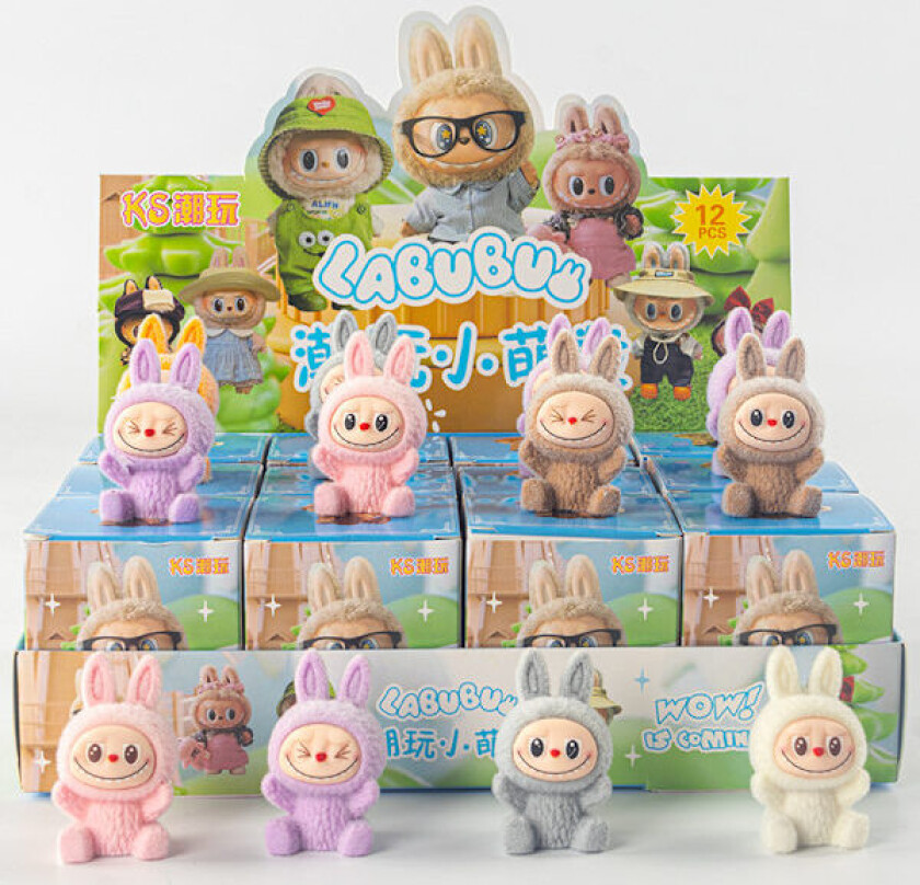 12-pakning Monster Adventskalender - Overraskelsesblindboks som inneholder uthulede juledekorasjoner, ornamenter og barnegaver