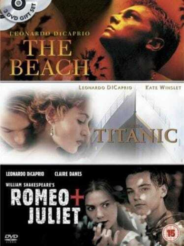 Titanic/The Beach/Romeo And Juliet DVD (2003) Leonardo DiCaprio, Luhrmann (DIR) Region 2
