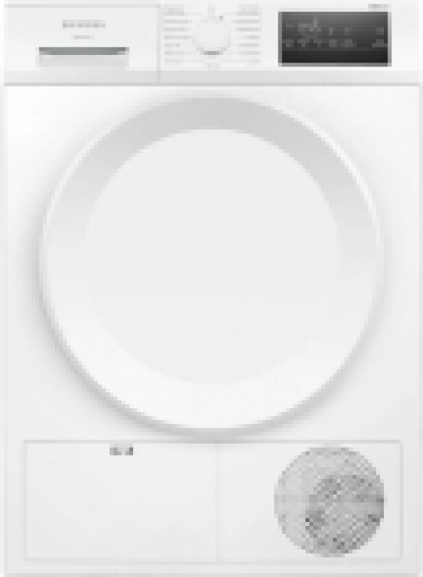 iQ300 WT43H004, Frittstående, Frontmatet, Kondensasjon, Hvit, Rotasjon, Berøringskontroll, Riktig/Høyre