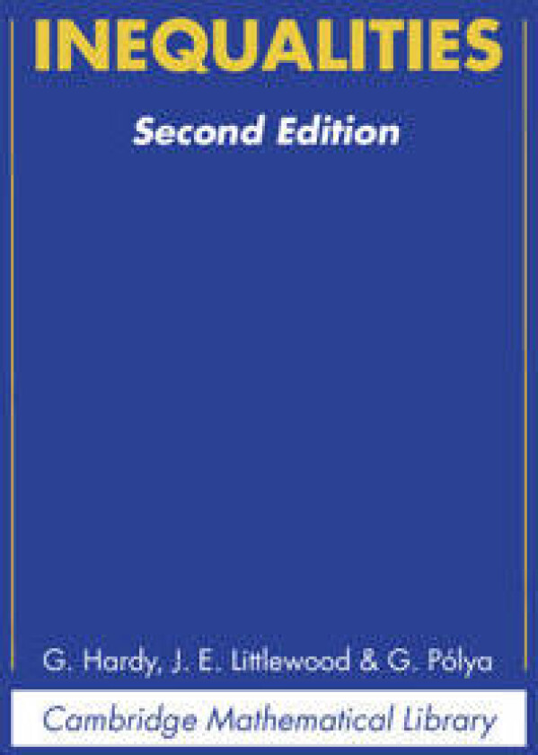 Inequalities - Hardy, G. H.