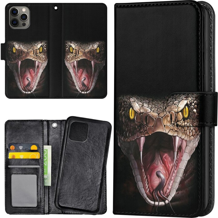 iPhone 13 Pro Max - Lommebok Deksel Snake