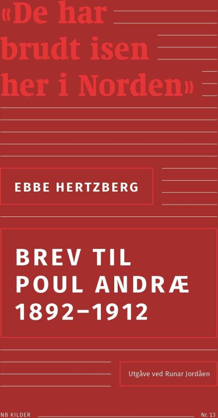 Ebbe Hertzberg brev til Poul Andræ 18921912