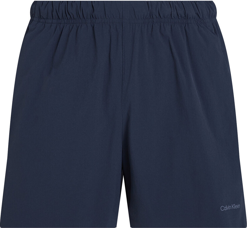 Medium Drawstring Badeshorts Navy Calvin Klein