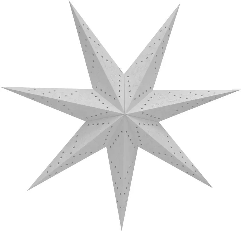 Bilde av Hvit adventsstjerne Ø75 cm E14