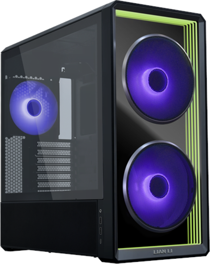 Lancool 217 INF - Kabinett - Miditower - Svart