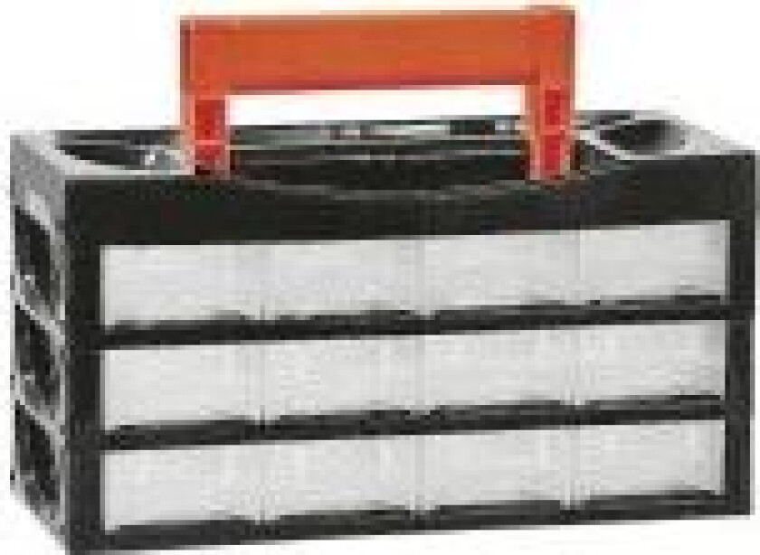Alutec 66009 Sortimentskuffert (L x B x H) 128 x 34 x 68 mm Antal fag: 12 Indhold 1 stk
