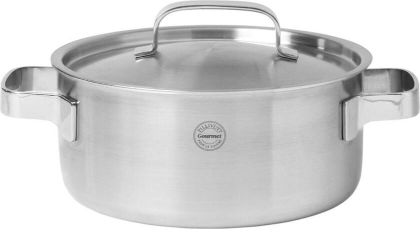 Gourmet Somme Pot with lid Dia 24 cm 5 liters Steel