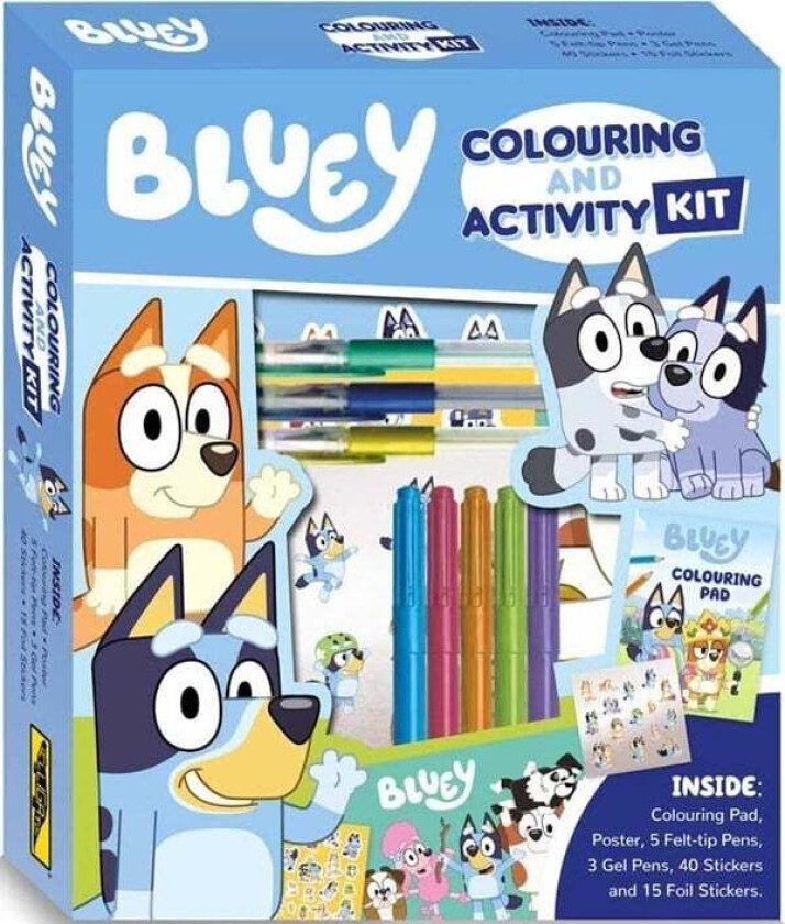 BLUEY Colouring & Activity Kit